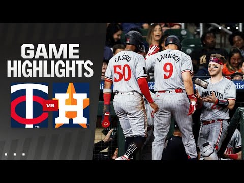 Twins vs. Astros Game Highlights (5/31/24) | MLB Highlights video clip