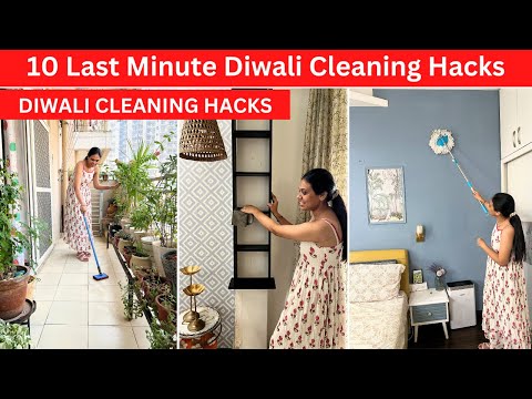 10 Amazing Tried & Tested Diwali Home Cleaning Hacks For You | Last Minute Diwali cleaning hacks