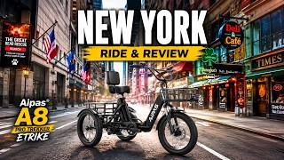 Exploring NYC On A 3-wheel Electric Bike - Aipas A8 PRO Trekker Etrike Review