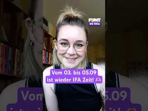 Bald geht unser IFA-Programm <strong>mit</strong> @TechlikeVera los! 😍​ #shorts