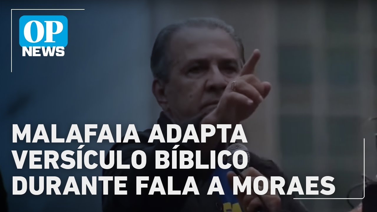 Pastor Silas Malafaia adapta versículo bíblico durante fala para Moraes