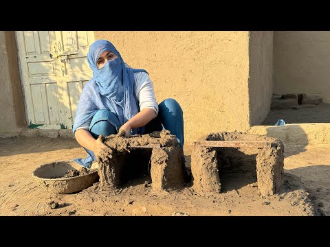 How to make multiple Clay Stove I Primitive Technology of Outdoor Chulha Village stove making#viral