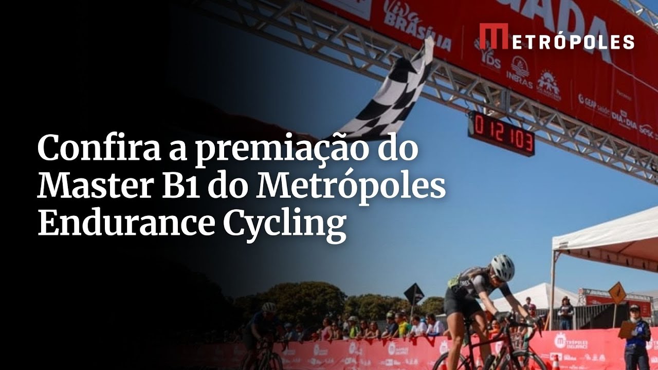 Confira a premiação do Master B1 do Metrópoles Endurance Cycling