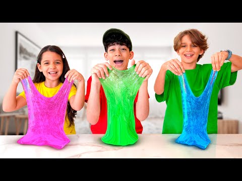 Jason and Alex's Slime Adventure with Friends