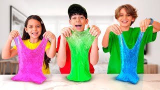Jason and Alex's Slime Adventure with Friends