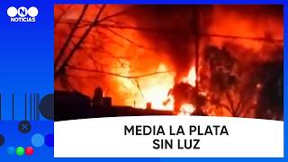ASÍ EXPLOTÓ LA SUBESTACIÓN en LA PLATA - #TelefeNoticias
