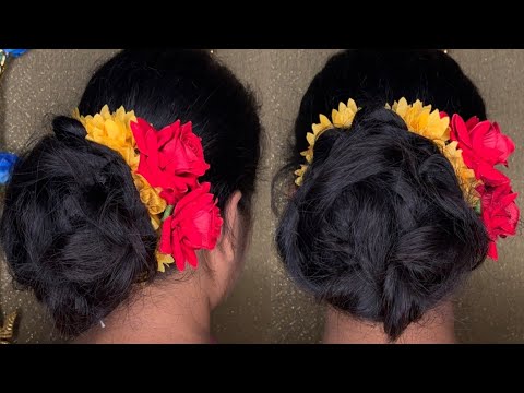 Bridal Season Hair Style For Girls 🔥 বাঙালি বিয়ে বাড়ির Hairstyle 👈 Trending Hairstyle #hairstyle