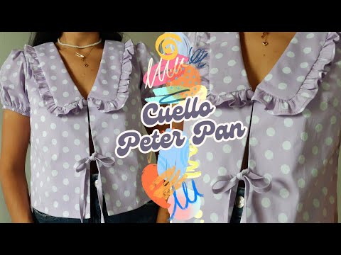 Blusa con cuello BABERO o PETER PAN - Paso a Paso