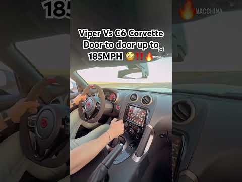 ACR Viper Vs C6 Corvette #dragracing #dragrace #streetrace #streetracing #corvette #dodge #viper