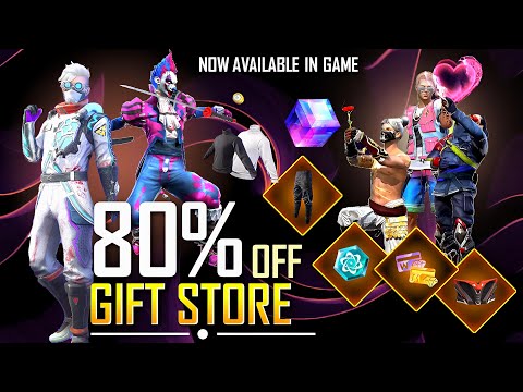 Gift Store 50 Off 🤯🥳| M1887 Skin Event | Free Fire New Event | Ff New Event | New Event Free Fire