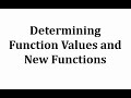 Evaluating Functions and Expressions