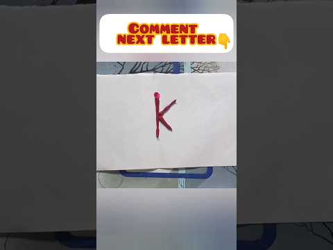 Comment next letter ❤️ #Viral #shorts #Ajdrawing183