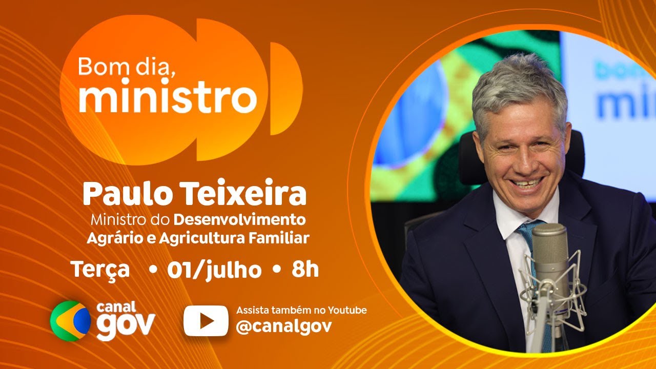🔴 Bom Dia, Ministro I Paulo Teixeira