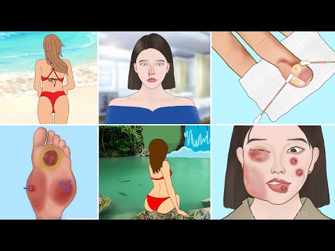 ASMR Animation Collection 5 Face, Foot, Ear, Nose, Finger Treatments