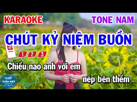 Chút Kỷ Niệm Buồn Karaoke Nhạc Sống Tone Nam