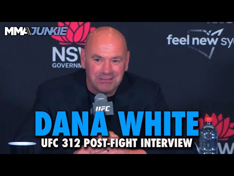 Dana White Reacts to Sean Strickland's Loss to Du Plessis, Rips Australian Media | UFC 312