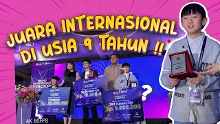 Juara Tingkat Asia Di Umur 9 Tahun