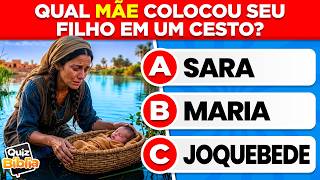 Quiz 50 Perguntas sobre as MÃES da Bíblia (Nível Difícil)🌹| Apenas 1% Acertam todas | Quiz Bíblico