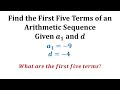 Understanding Arithmetic Sequences