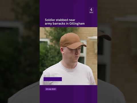 Soldier stabbed near army barracks in Gillingham