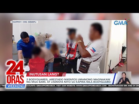 2 Bodyguards Arestado Matapos Umanong Magnakaw Ng Mga Baril At