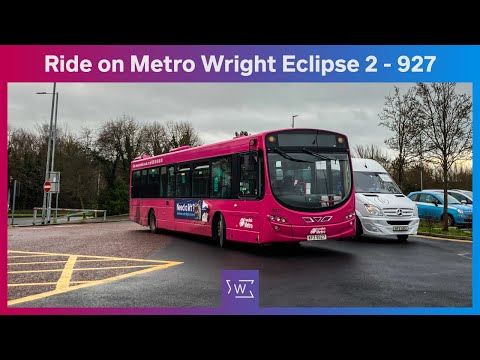 Ride on Translink Metro Wright Eclipse 2 (927) w/ nirClips