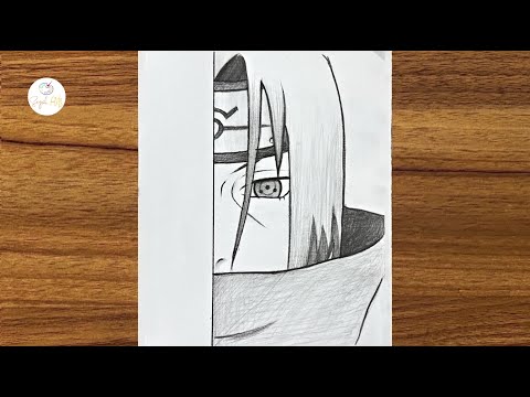 Easy anime drawing tutorial || How to draw Itachi - [Naruto] || How to drawing step by step