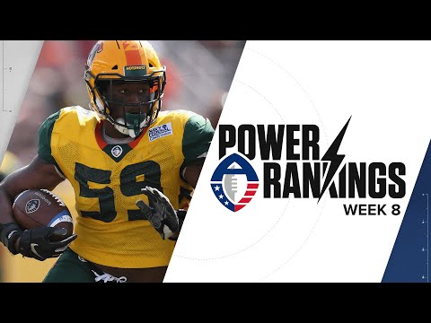 Cynthia Frelund's Power Rankings Ahead of Week 8 l Alliance of American Football