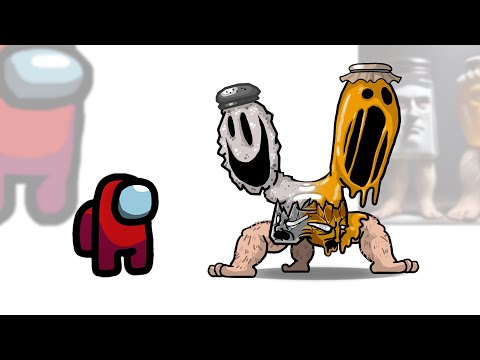 Mini Crewmate Kills Creepy Garamaraman and Madudungdung | Among Us