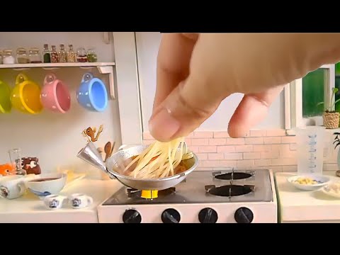 Miniature Cooking 1 Pot Pasta [ DIY] MINI FOODS YOU CAN ACTUALLY EAT | Play Cooking Kitchen Toy Set