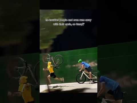 this guy is very mischievous so funny ๐คฃ #shorts #cycle #youtubeshorts