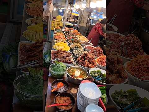 경주성동시장 8천원 무제한 한식뷔페 경주뷔페식당 #koreanfood