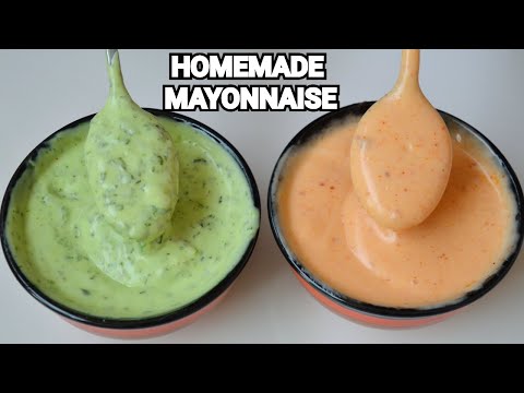 Homemade Mayonnaise + Spicy Mayo & Tandoori Mayo Flavors by (YES I CAN COOK)