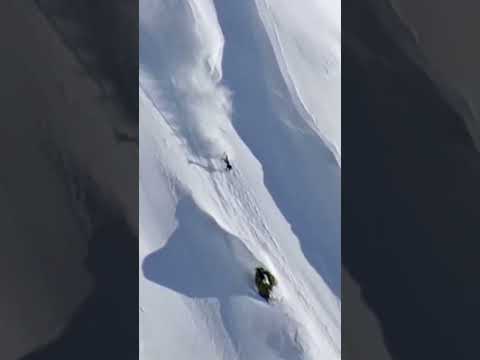 That's One Wild Tomahawk  #skiing