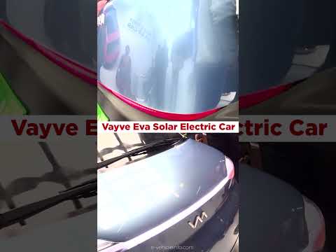 Vayve Mobility Unveils India’s First Ever Solar Powered Electric Car “Eva”