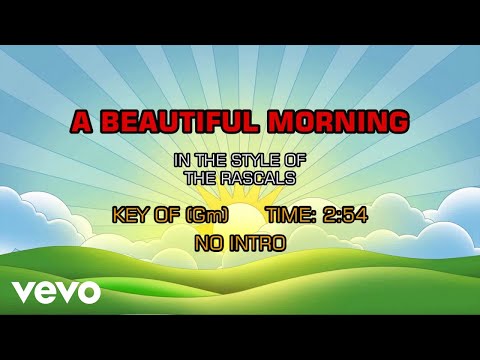 The Rascals – A Beautiful Morning (Karaoke)