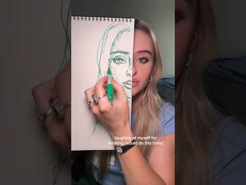 Drawing challenge failed 😠to be fair I have terrible vision in both eyes😅 #drawingchallenge