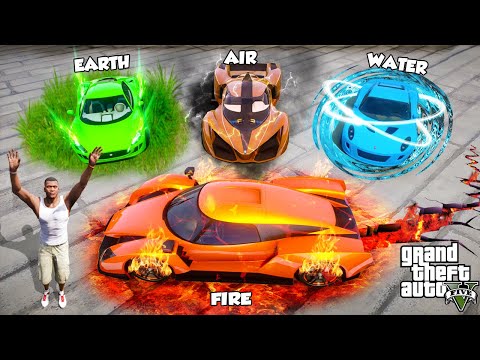 Collecting SECRET ELEMENTAL SUPERCARS in GTA 5🌪🔥 Gta 5 tamil | GTA 5 mods