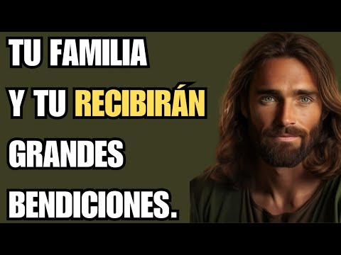 Dios te va a bendecir junto a tu familia.