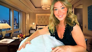 ASMR MASSAGE | Private Hotel Room Personal Full Body Massage *Ft Realistic Binaural Lotion Sounds*
