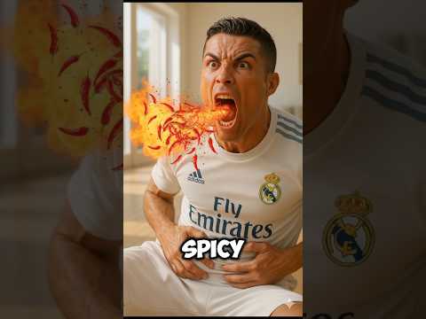 "Ronaldo got a chili burn"🥵#shorts