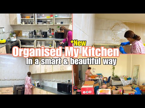 *Magical* How To Remove THICK GREASE From KITCHEN Walls & Cabinets✨CLEAN & ORGANISE my New Kitchen