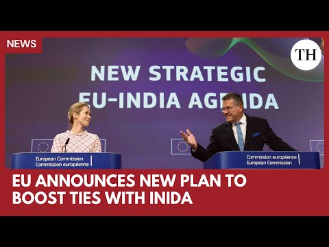 YouTube video thumbnail: PM Modi Expresses 'Delight' as European Union Releases Plan to Upgrade its Strategic Ties With India