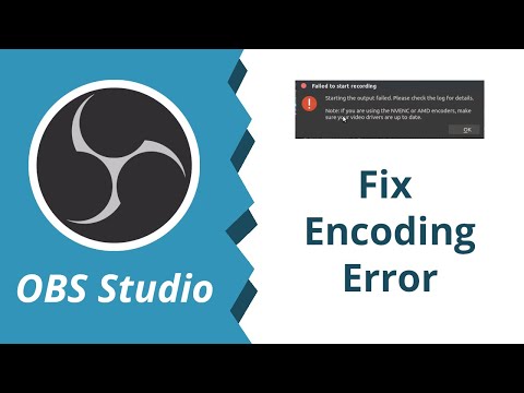 An Encoder Error Occurred While Streaming Obs 11 21