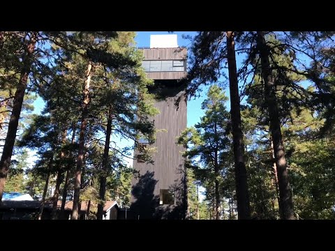 Naturum Dalarna och nya utsiktstornet på Björkberget i Siljansnäs