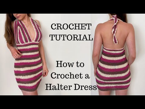 Crochet Halter Dress Tutorial | DIY Crochet Dress |...