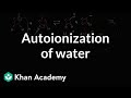 Understanding Water Molecules and Autoionization