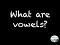 Understanding Singing Vowels