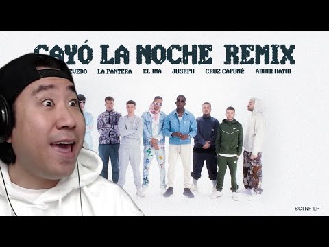 COREANO REACCIONA A CAYÓ LA NOCHE REMIX 😂😱