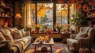 Autumn Jazz Piano in a Cozy Living Room – Relaxing Music for Study, Work & Calm Moments
